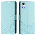 Custodia per telefono in pelle con stampa a nido d'ape e protezione RFID, For iPhone XR, For iPhone XS Max, For iPhone 8 Plus / 7 Plus
