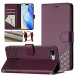 Custodia per telefono in pelle con stampa a nido d'ape e protezione RFID, For iPhone XR, For iPhone XS Max, For iPhone 8 Plus / 7 Plus