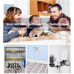 Termostato LED WiFi per riscaldamento domestico