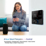 Termostato LED WiFi per riscaldamento domestico