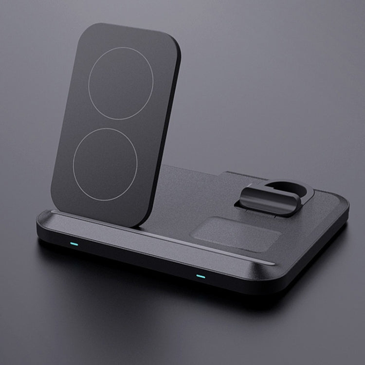 Caricabatterie wireless pieghevole 3 in 1 da 15W