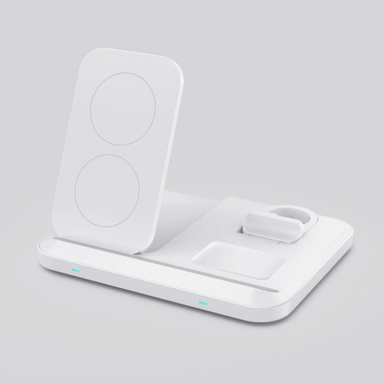 Caricabatterie wireless pieghevole 3 in 1 da 15W