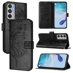 Custodia per telefono in pelle con farfalla in rilievo, For Samsung Galaxy M56 5G, For Samsung Galaxy M35