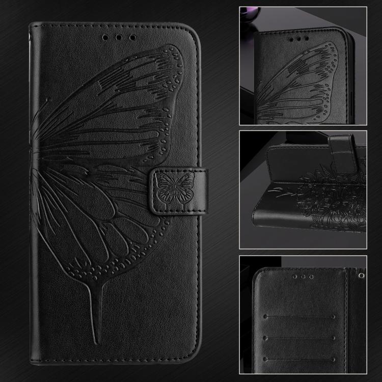 Custodia per telefono in pelle con farfalla in rilievo, For Samsung Galaxy M56 5G, For Samsung Galaxy M35