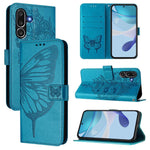 Custodia per telefono in pelle con farfalla in rilievo, For Samsung Galaxy M56 5G, For Samsung Galaxy M35