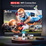 Proiettore portatile WiFi 720P Android 11 con altoparlante