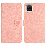Custodia per telefono in pelle con motivo floreale in rilievo, For Samsung Galaxy A22 5G, For Samsung Galaxy A72, For Samsung Galaxy A53, For Samsung Galaxy A12