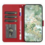 Custodia per telefono in pelle con motivo floreale in rilievo, For Samsung Galaxy A13 4G / A04 / A04s, For Samsung Galaxy A33, For Samsung Galaxy A32 5G / M32 5G, For Samsung Galaxy A52 / A52s