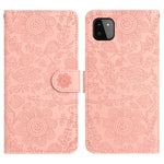 Custodia per telefono in pelle con motivo floreale in rilievo, For Samsung Galaxy A22 5G, For Samsung Galaxy A72, For Samsung Galaxy A53, For Samsung Galaxy A12