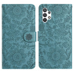 Custodia per telefono in pelle con motivo floreale in rilievo, For Samsung Galaxy A13 4G / A04 / A04s, For Samsung Galaxy A33, For Samsung Galaxy A32 5G / M32 5G, For Samsung Galaxy A52 / A52s
