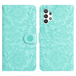 Custodia per telefono in pelle con motivo floreale in rilievo, For Samsung Galaxy A13 4G / A04 / A04s, For Samsung Galaxy A33, For Samsung Galaxy A32 5G / M32 5G, For Samsung Galaxy A52 / A52s
