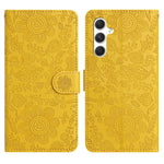 Custodia per telefono in pelle con motivo floreale in rilievo, For Samsung Galaxy A24, For Samsung Galaxy A14, For Samsung Galaxy A34, For Samsung Galaxy A54