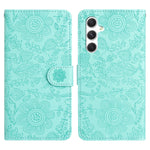Custodia per telefono in pelle con motivo floreale in rilievo, For Samsung Galaxy A55, For Samsung Galaxy A35, For Samsung Galaxy A15, For Samsung Galaxy A05s