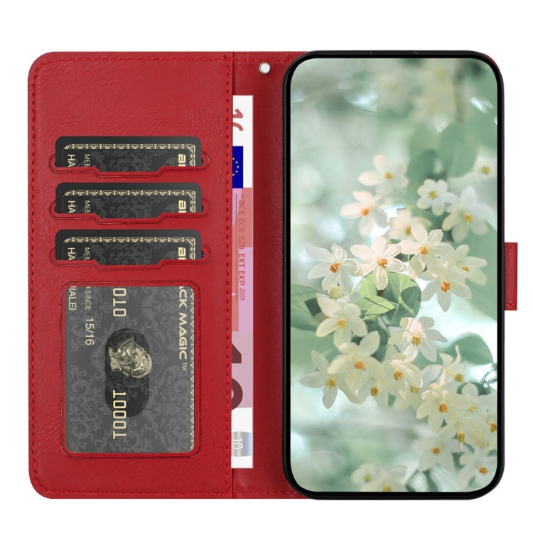 Custodia per telefono in pelle con motivo floreale in rilievo, For Samsung Galaxy A55, For Samsung Galaxy A35, For Samsung Galaxy A15, For Samsung Galaxy A05s