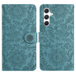 Custodia per telefono in pelle con motivo floreale in rilievo, For Samsung Galaxy A55, For Samsung Galaxy A35, For Samsung Galaxy A15, For Samsung Galaxy A05s