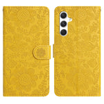 Custodia per telefono in pelle con motivo floreale in rilievo, For Samsung Galaxy A55, For Samsung Galaxy A35, For Samsung Galaxy A15, For Samsung Galaxy A05s
