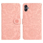 Custodia per telefono in pelle con motivo floreale in rilievo, For Samsung Galaxy A36 5G, For Samsung Galaxy A16 5G, For Samsung Galaxy A06 4G, For Samsung Galaxy A25