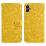 Custodia per telefono in pelle con motivo floreale in rilievo, For Samsung Galaxy A36 5G, For Samsung Galaxy A16 5G, For Samsung Galaxy A06 4G, For Samsung Galaxy A25