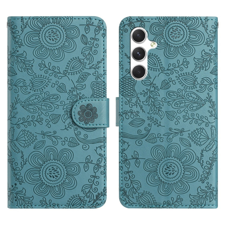 Custodia per telefono in pelle con motivo floreale in rilievo, For Samsung Galaxy A36 5G, For Samsung Galaxy A16 5G, For Samsung Galaxy A06 4G, For Samsung Galaxy A25