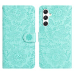 Custodia per telefono in pelle con motivo floreale in rilievo, For Samsung Galaxy A36 5G, For Samsung Galaxy A16 5G, For Samsung Galaxy A06 4G, For Samsung Galaxy A25
