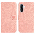 Custodia per telefono in pelle con motivo floreale in rilievo, For Samsung Galaxy A57 5G, For Samsung Galaxy A37 5G, For Galaxy A27 5G, For Samsung Galaxy A56 5G