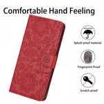 Custodia per telefono in pelle con motivo floreale in rilievo, For Samsung Galaxy A57 5G, For Samsung Galaxy A37 5G, For Galaxy A27 5G, For Samsung Galaxy A56 5G