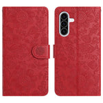 Custodia per telefono in pelle con motivo floreale in rilievo, For Samsung Galaxy A57 5G, For Samsung Galaxy A37 5G, For Galaxy A27 5G, For Samsung Galaxy A56 5G