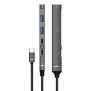 Stazione di docking HUB multifunzione 2 Type-C, 3 USB, 2 Type-C, 3 USB