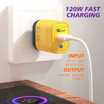 Caricabatterie rapido USB 120W compatibile iPhone 16