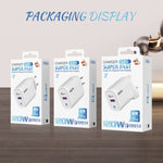 Caricabatterie rapido USB 120W compatibile iPhone 16