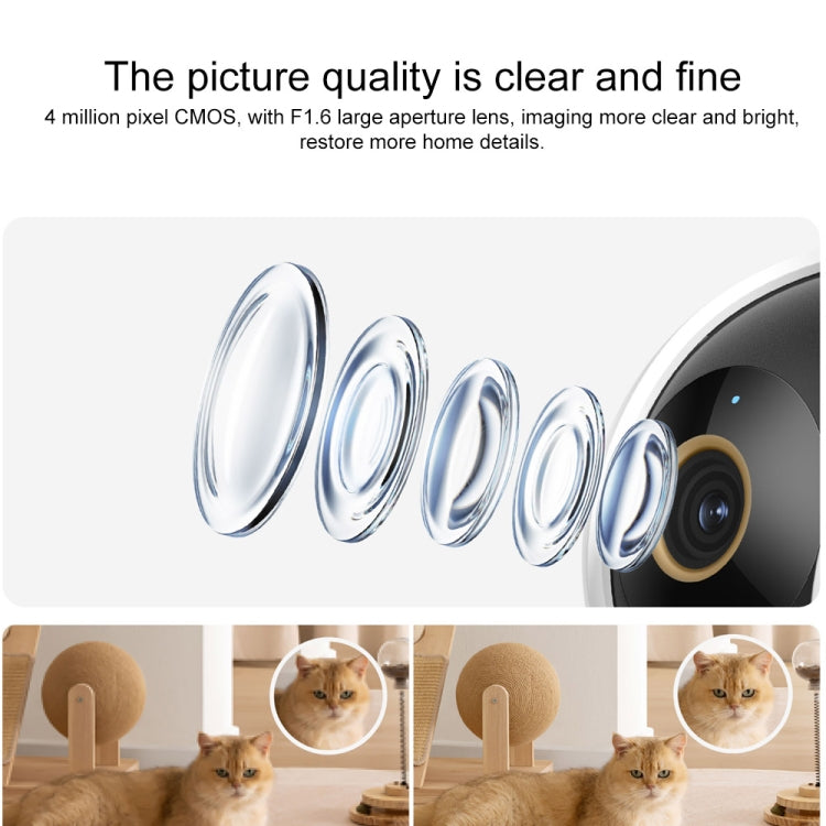 Originale Xiaomi Smart Camera C500 Dual Lens Edition 4MP Supporto rilevamento AI, spina USA, C500