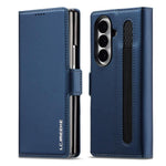 Custodia per telefono in PU con trama fine smerigliata LC.IMEEKE L1 Series con slot per penna, penna non inclusa, For Galaxy Z Fold8 5G, For Galaxy Z Fold8 Ultra 5G, For Samsung Galaxy Z Fold7 5G, For Samsung Galaxy Z Fold6
