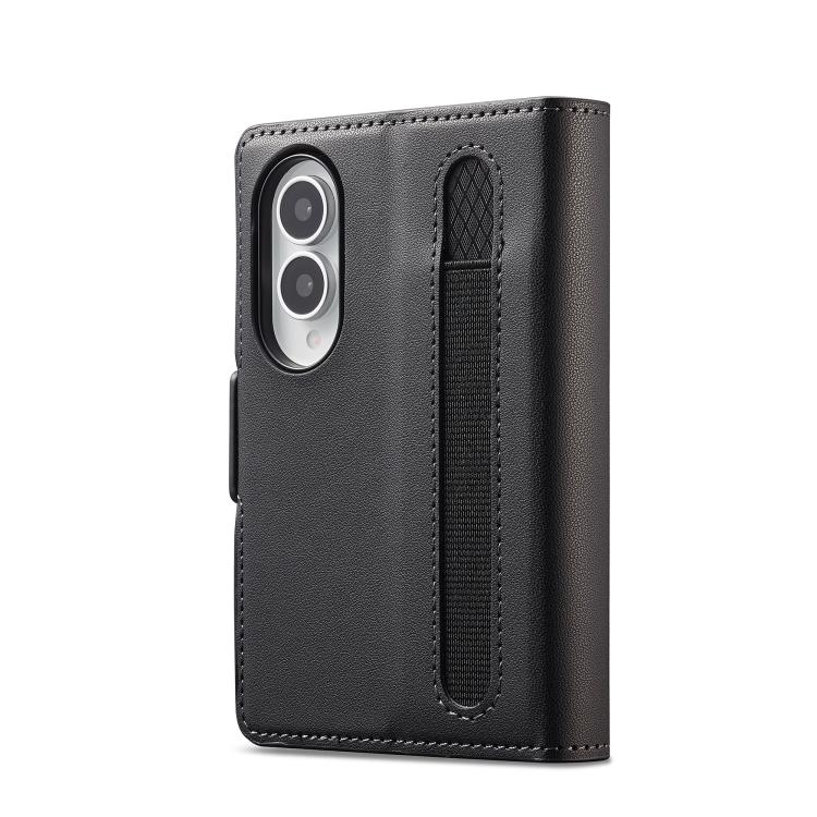 Custodia per telefono in PU con trama fine smerigliata LC.IMEEKE L1 Series con slot per penna, penna non inclusa, For Galaxy Z Fold8 5G, For Galaxy Z Fold8 Ultra 5G, For Samsung Galaxy Z Fold7 5G, For Samsung Galaxy Z Fold6