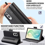 Custodia per telefono in PU con trama fine smerigliata LC.IMEEKE L1 Series con slot per penna, penna non inclusa, For Galaxy Z Fold8 5G, For Galaxy Z Fold8 Ultra 5G, For Samsung Galaxy Z Fold7 5G, For Samsung Galaxy Z Fold6