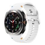Cinturino per orologio in silicone con cuciture a grana ondulata, For Samsung Galaxy Watch Ultra 47mm / Ultra 2025