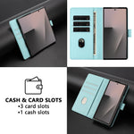 Custodia per telefono in pelle con stampa a nido d'ape e protezione RFID, For Samsung Galaxy Z Fold7 5G, For Samsung Galaxy Z Fold5