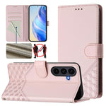 Custodia per telefono in pelle con stampa a nido d'ape e protezione RFID, For Galaxy S26 FE 5G, For Samsung Galaxy S26+ 5G, For Samsung Galaxy S26 Edge 5G, For Samsung Galaxy S26 Ultra 5G