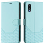 Custodia per telefono in pelle con stampa a nido d'ape e protezione RFID, For Samsung Galaxy A02 / M02, For Samsung Galaxy A72, For Samsung Galaxy A02s 164mm, For Samsung Galaxy A02s 166mm