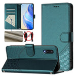 Custodia per telefono in pelle con stampa a nido d'ape e protezione RFID, For Samsung Galaxy A02 / M02, For Samsung Galaxy A72, For Samsung Galaxy A02s 164mm, For Samsung Galaxy A02s 166mm