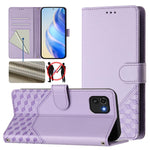 Custodia per telefono in pelle con stampa a nido d'ape e protezione RFID, For Samsung Galaxy A03 166mm, For Samsung Galaxy A03 164mm, For Samsung Galaxy A32 5G / M32 5G, For Samsung Galaxy A52 5G / 4G / A52s