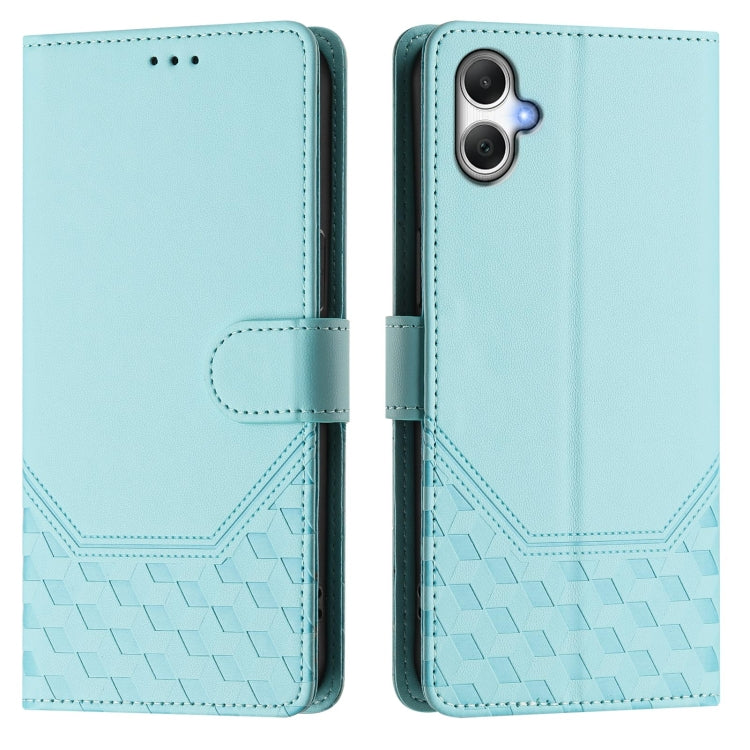 Custodia per telefono in pelle con stampa a nido d'ape e protezione RFID, For Samsung Galaxy A06, For Samsung Galaxy XCover7 Pro, For Samsung Galaxy A15 5G / 4G, For Samsung Galaxy A55 5G Global