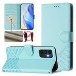 Custodia per telefono in pelle con stampa a nido d'ape e protezione RFID, For Samsung Galaxy A34 5G, For Samsung Galaxy A54 5G, For Samsung Galaxy A13 5G / 4G / A04s / A04, For Samsung Galaxy A22 5G / F42