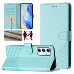 Custodia per telefono in pelle con stampa a nido d'ape e protezione RFID, For Samsung Galaxy A34 5G, For Samsung Galaxy A54 5G, For Samsung Galaxy A13 5G / 4G / A04s / A04, For Samsung Galaxy A22 5G / F42