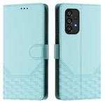 Custodia per telefono in pelle con stampa a nido d'ape e protezione RFID, For Samsung Galaxy A53 5G, For Samsung Galaxy A73 5G, For Samsung Galaxy A03 Core, For Samsung Galaxy A33 5G
