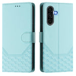 Custodia per telefono in pelle con stampa a nido d'ape e protezione RFID, For Samsung Galaxy A56 5G, For Samsung Galaxy A26, For Samsung Galaxy A36, For Samsung Galaxy A16