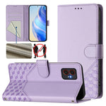 Custodia per telefono in pelle con stampa a nido d'ape e protezione RFID, For Samsung Galaxy A06, For Samsung Galaxy XCover7 Pro, For Samsung Galaxy A15 5G / 4G, For Samsung Galaxy A55 5G Global