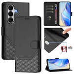 Custodia per telefono in pelle con stampa a nido d'ape e protezione RFID, For Galaxy A27 5G, For Samsung Galaxy A17 4G, For Samsung Galaxy A07 4G, For Samsung Galaxy A06 5G / 4G