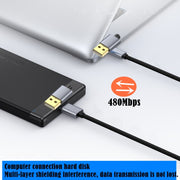 Cavo di estensione dati di ricarica USB2.0 maschio-maschio, 0.3m, 1.8m, 3m, 5m, 10m