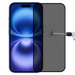 Pellicola in vetro temperato anti-spia con schermo serigrafico a copertura totale, For iPhone 17 Pro Max, For iPhone 17 Pro, For iPhone 17, For iPhone Air, For iPhone 16 Pro Max, For iPhone 16 Pro, For iPhone 16 Plus, For iPhone 16