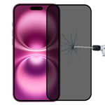 Pellicola in vetro temperato anti-spia con schermo serigrafico a copertura totale, For iPhone 17 Pro Max, For iPhone 17 Pro, For iPhone 17, For iPhone Air, For iPhone 16 Pro Max, For iPhone 16 Pro, For iPhone 16 Plus, For iPhone 16